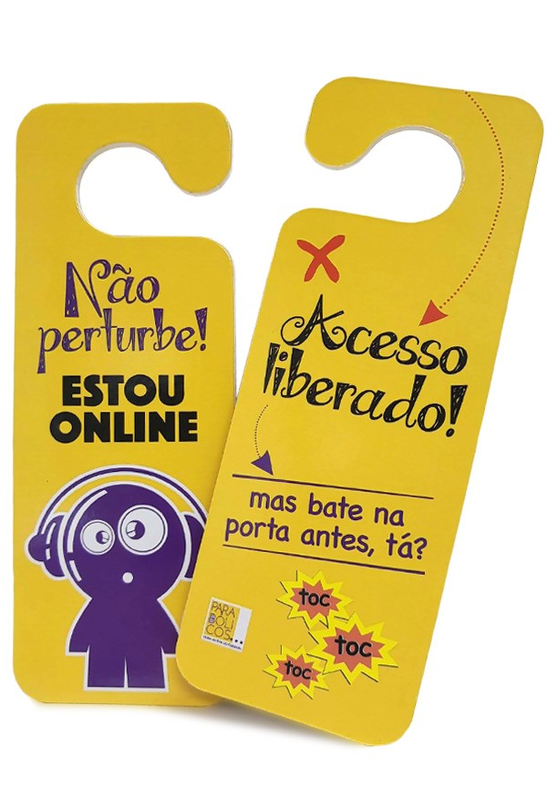 Aviso de porta Estou Online