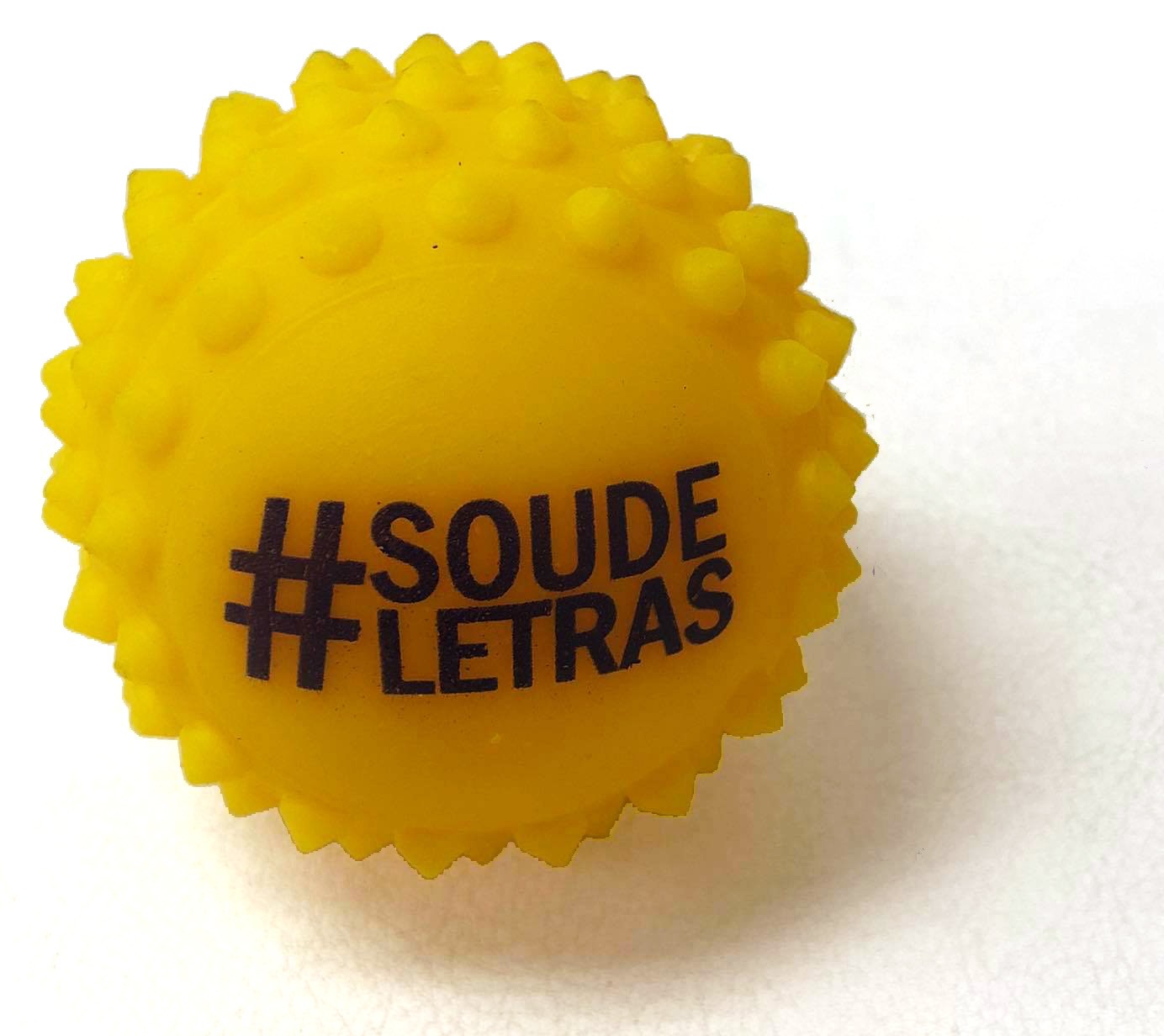 Bolinha anti-stress #soudeletras