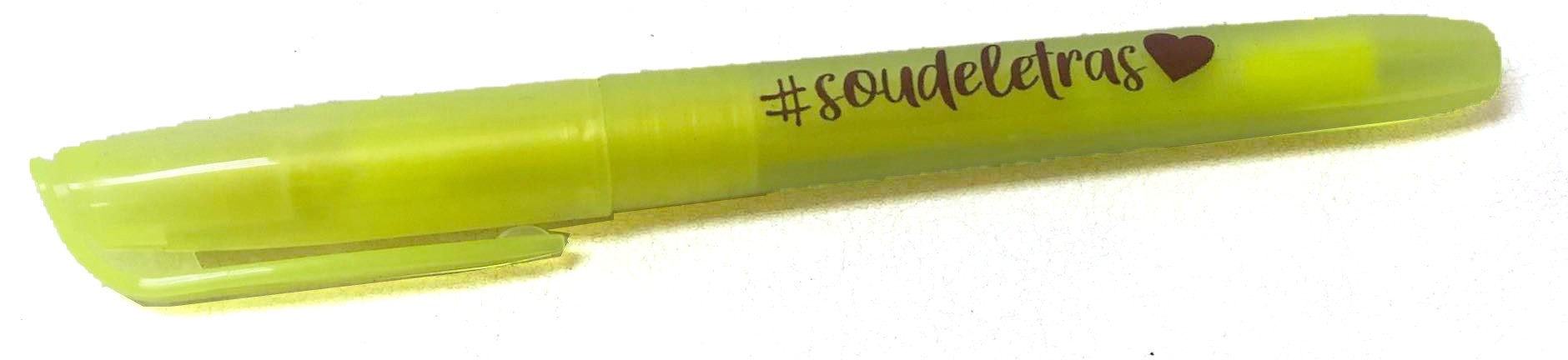 Caneta marca texto #soudeletras